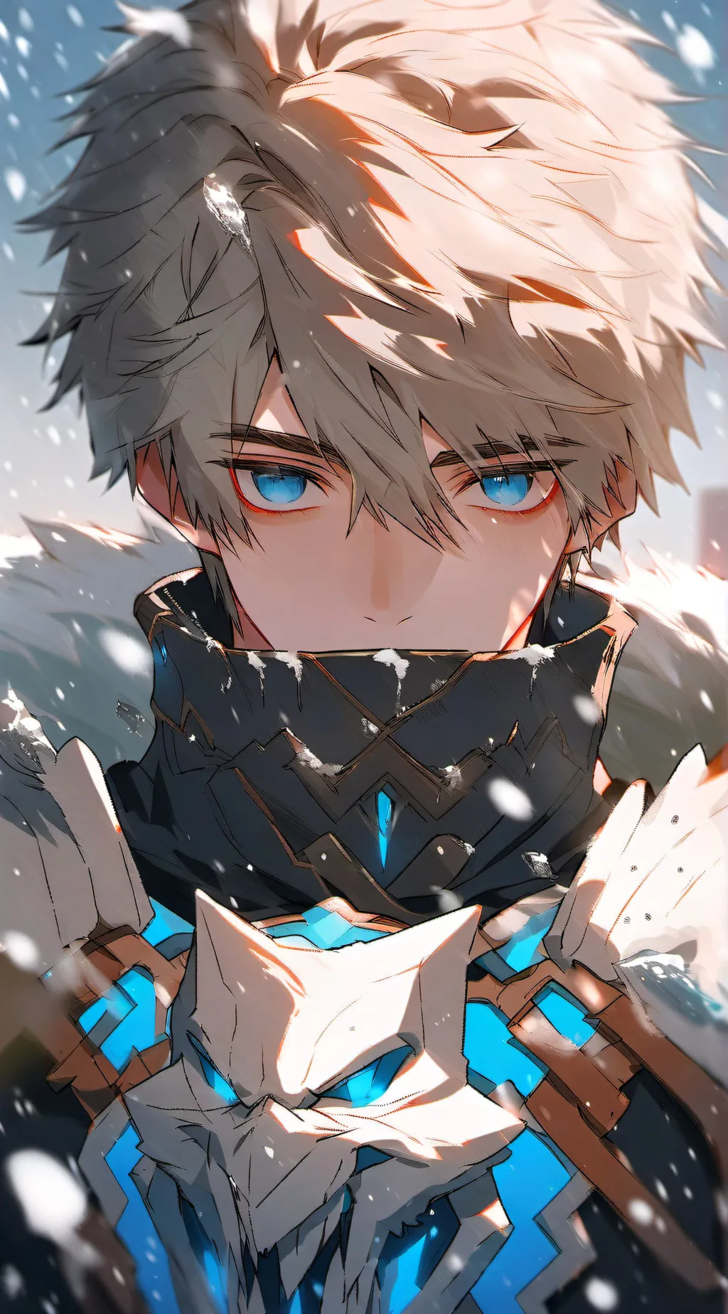 ai character: Холод background