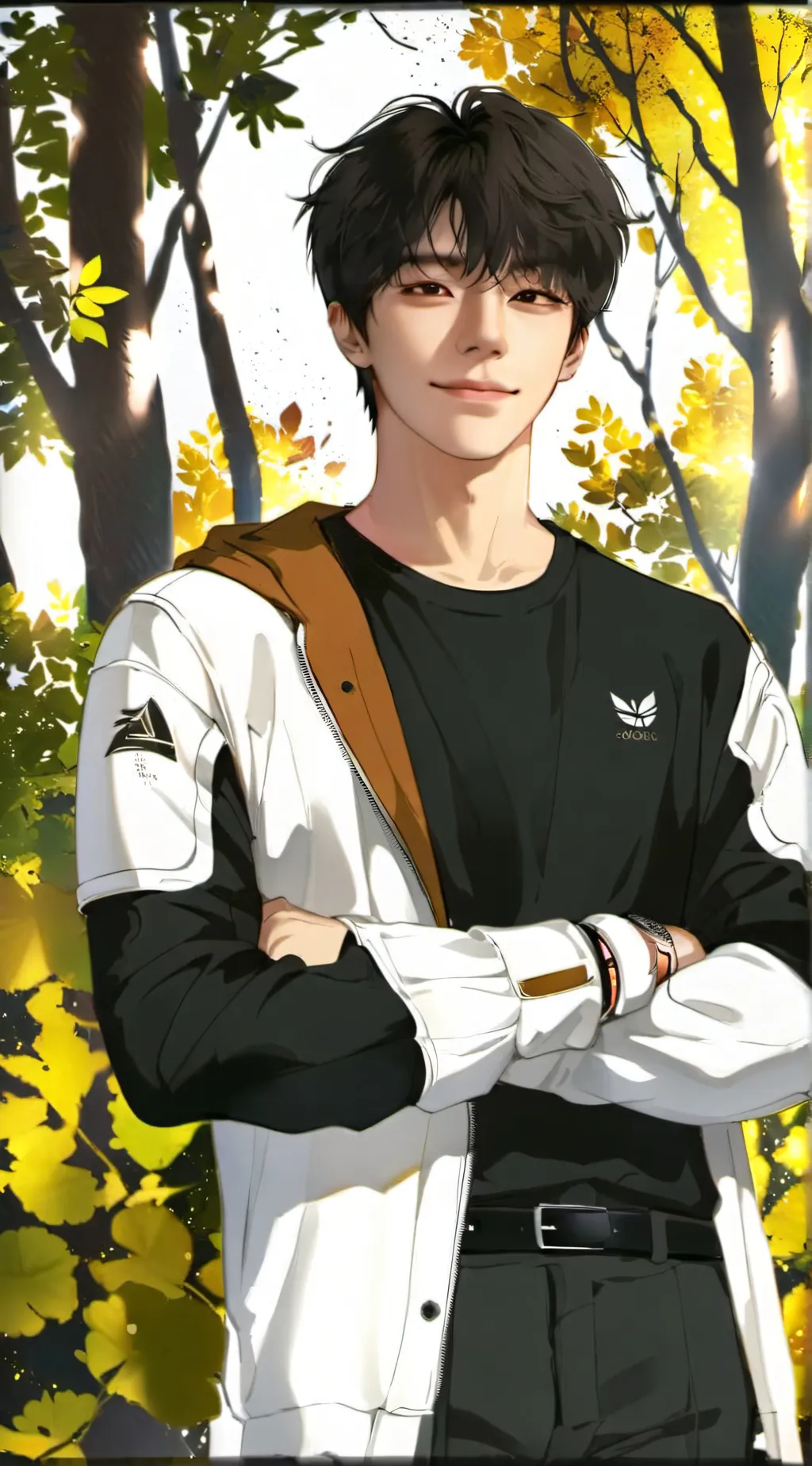 ai character: I.N/Jeongin background