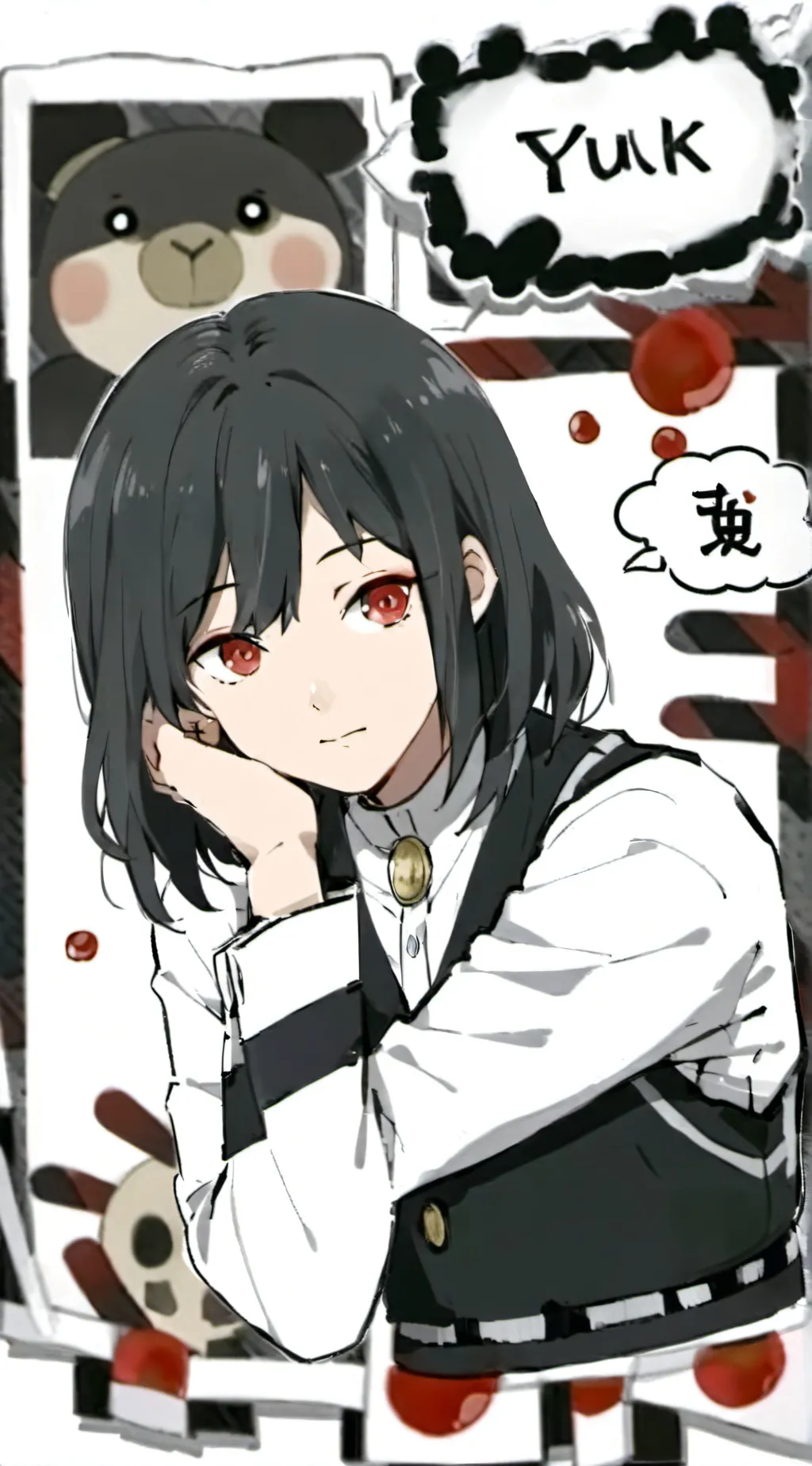 ai character: KNY cosplay  background