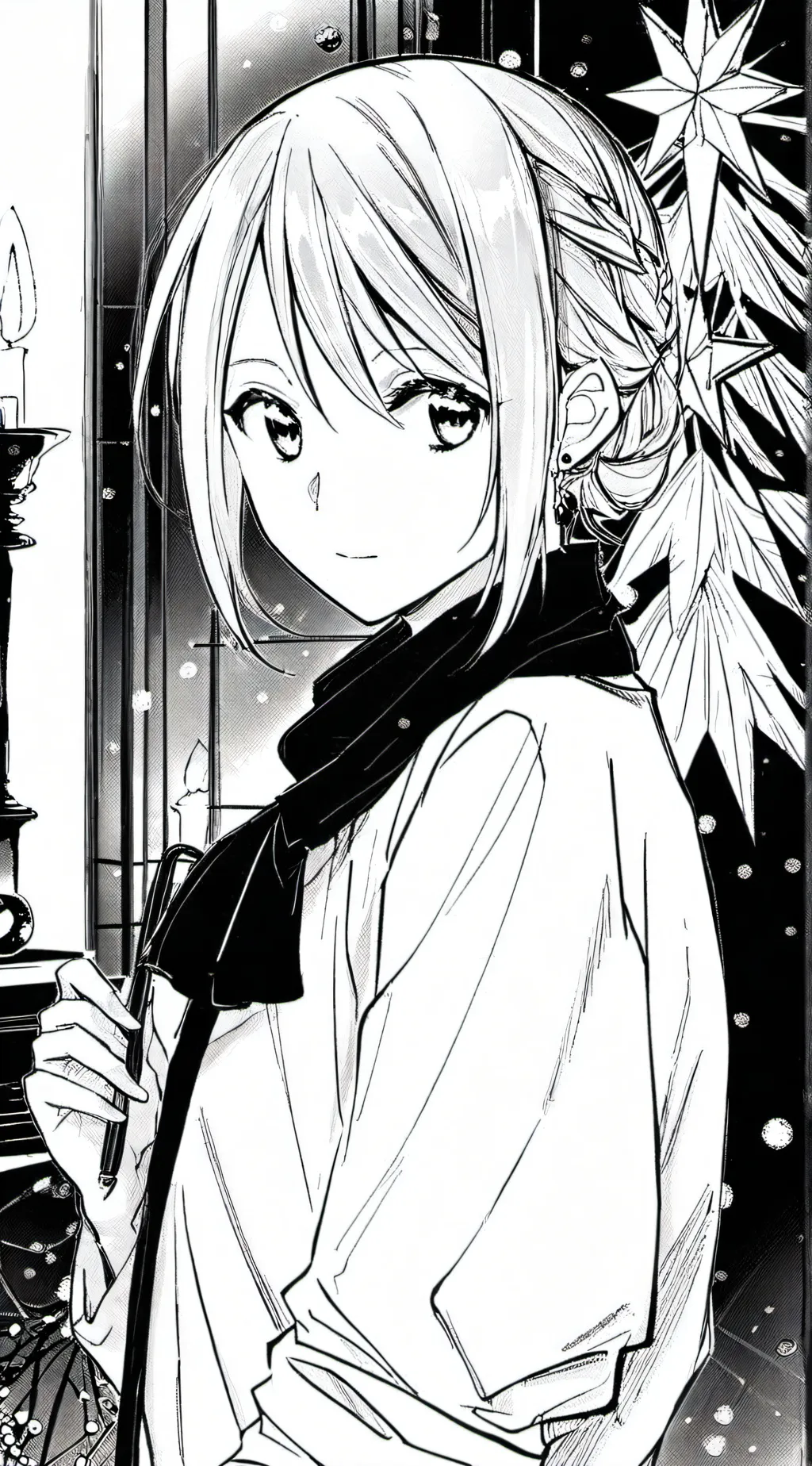 ai character: HH CHRISTMAS  background