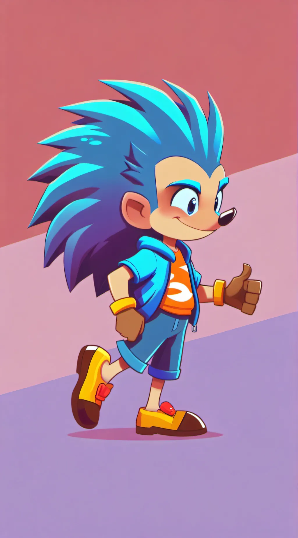 ai character: sonic rp background