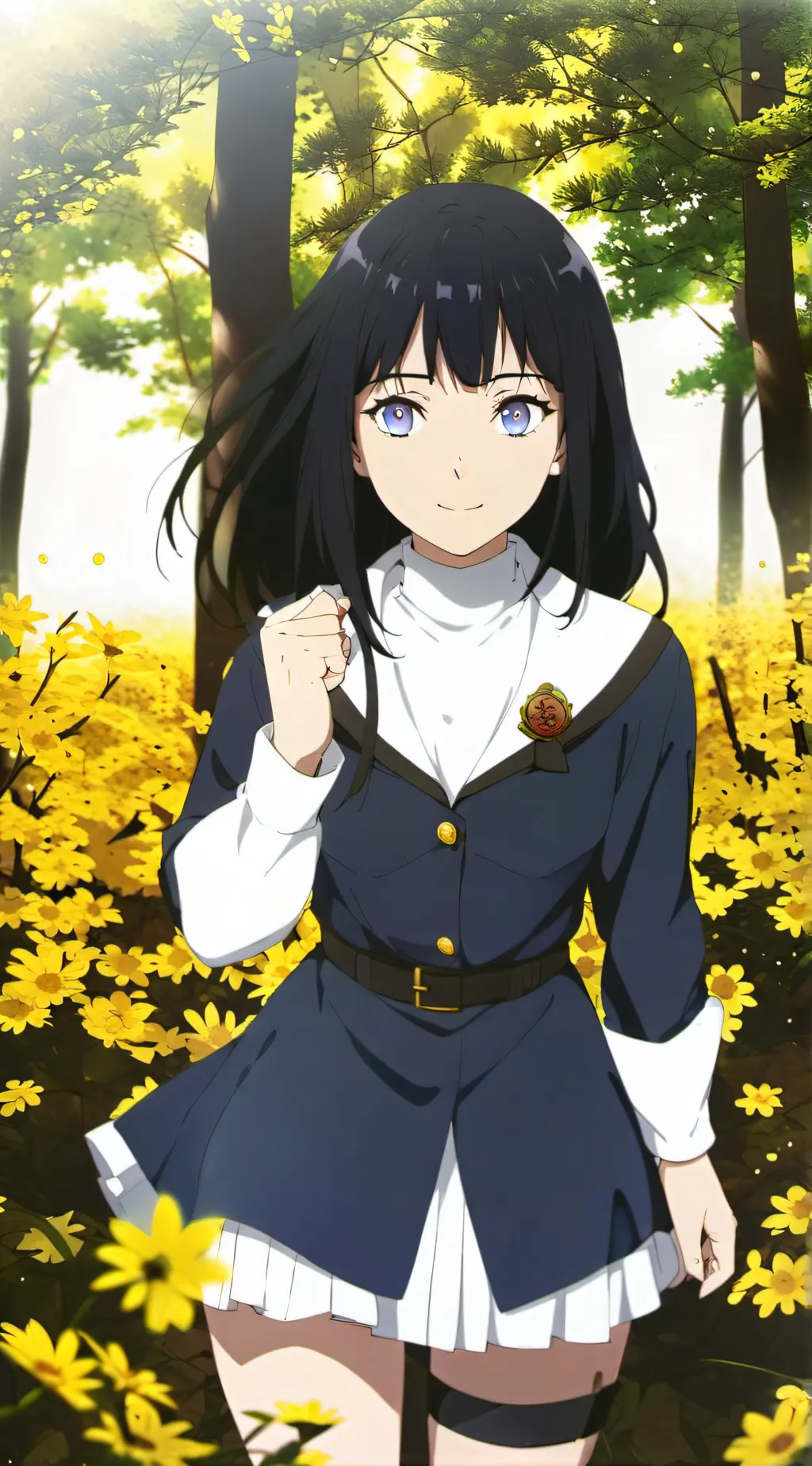 ai character: Hinata hyuga background