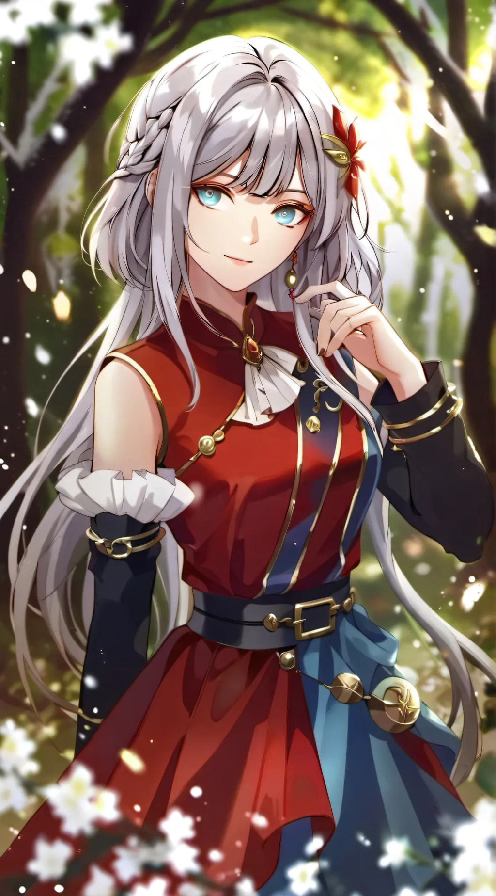 ai character: زیبا beautiful background