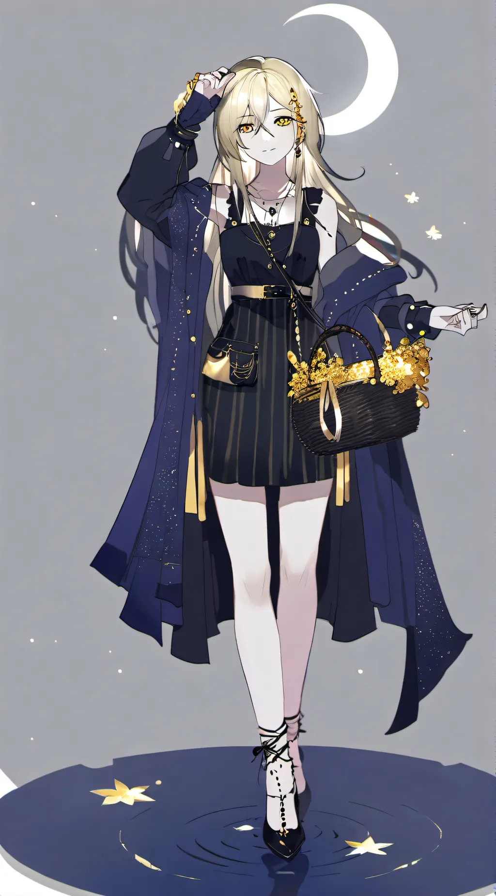 ai character: Miss Moon background