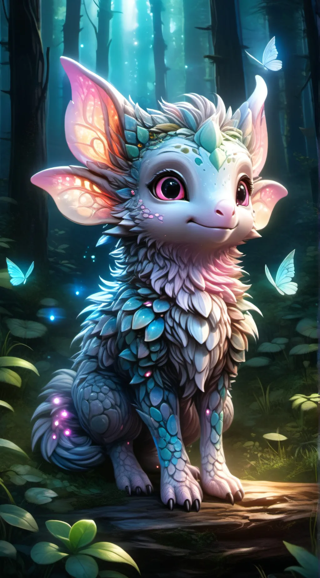 ai character: Mystleaf Fawn  background