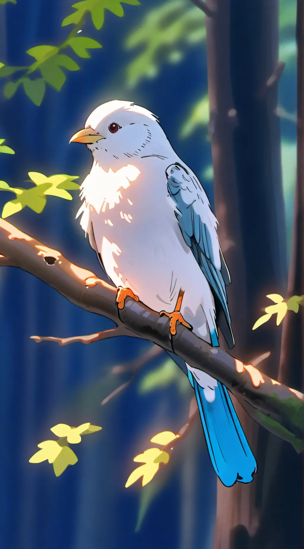 ai character: figbird background