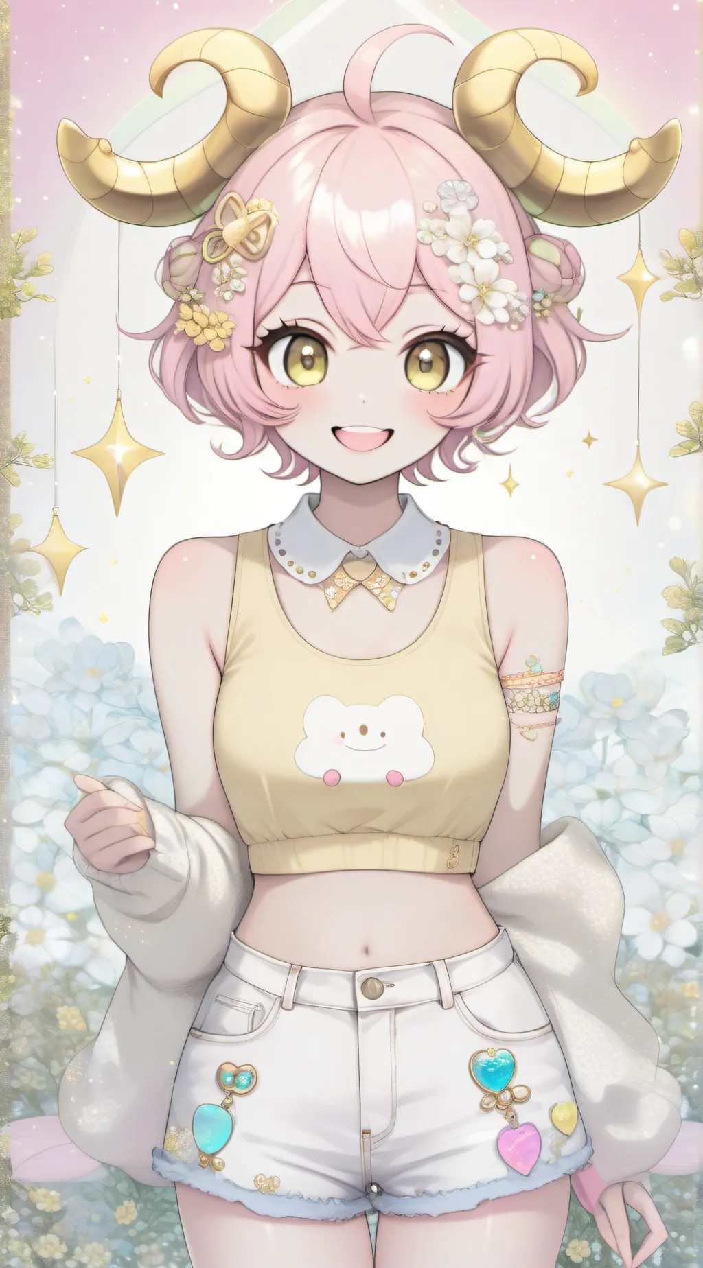 ai character: 💗MINA ASHIDO!!💗 background