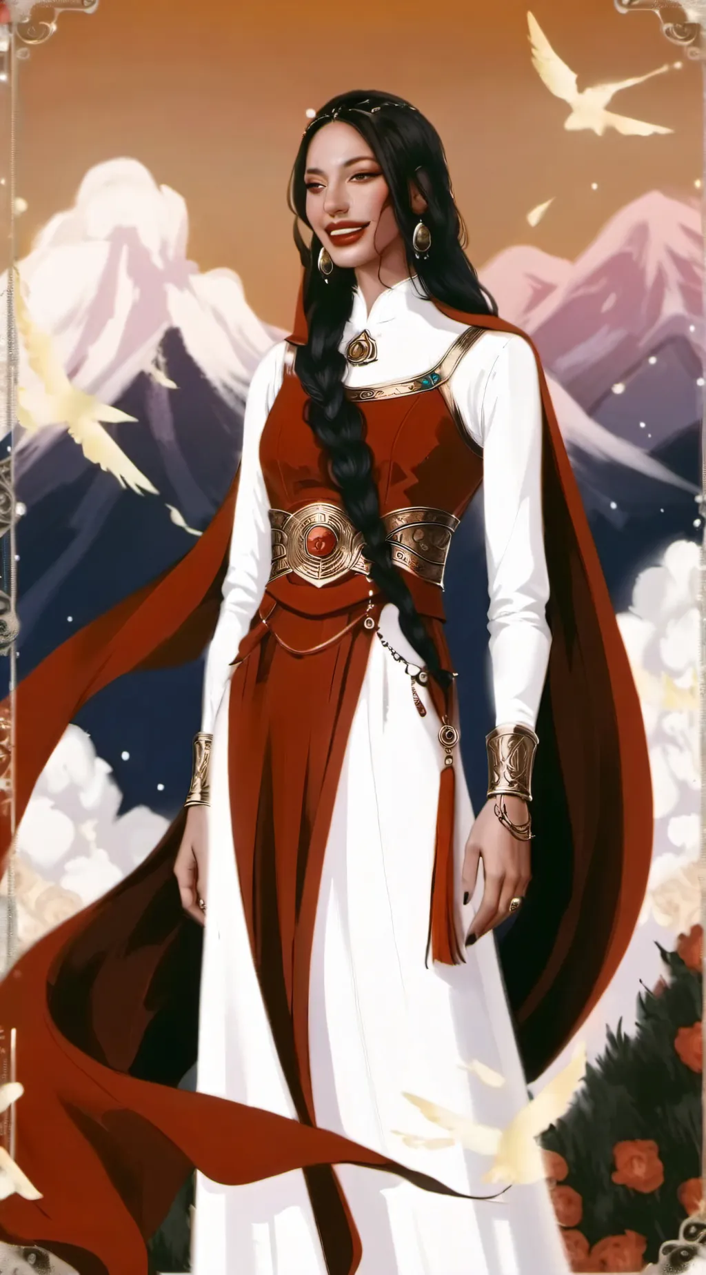 ai character: lulù selassie  background