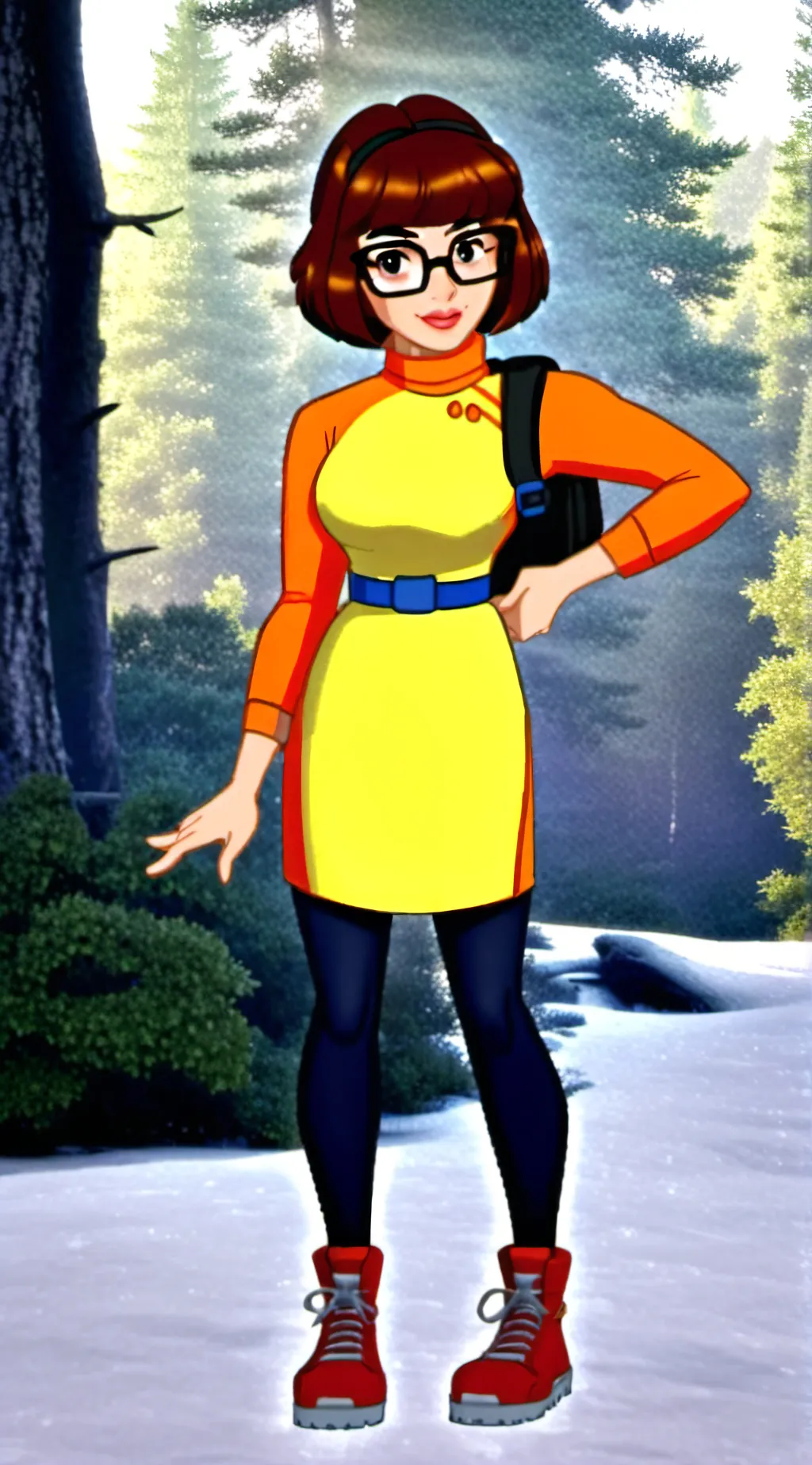 ai character: Velma  background