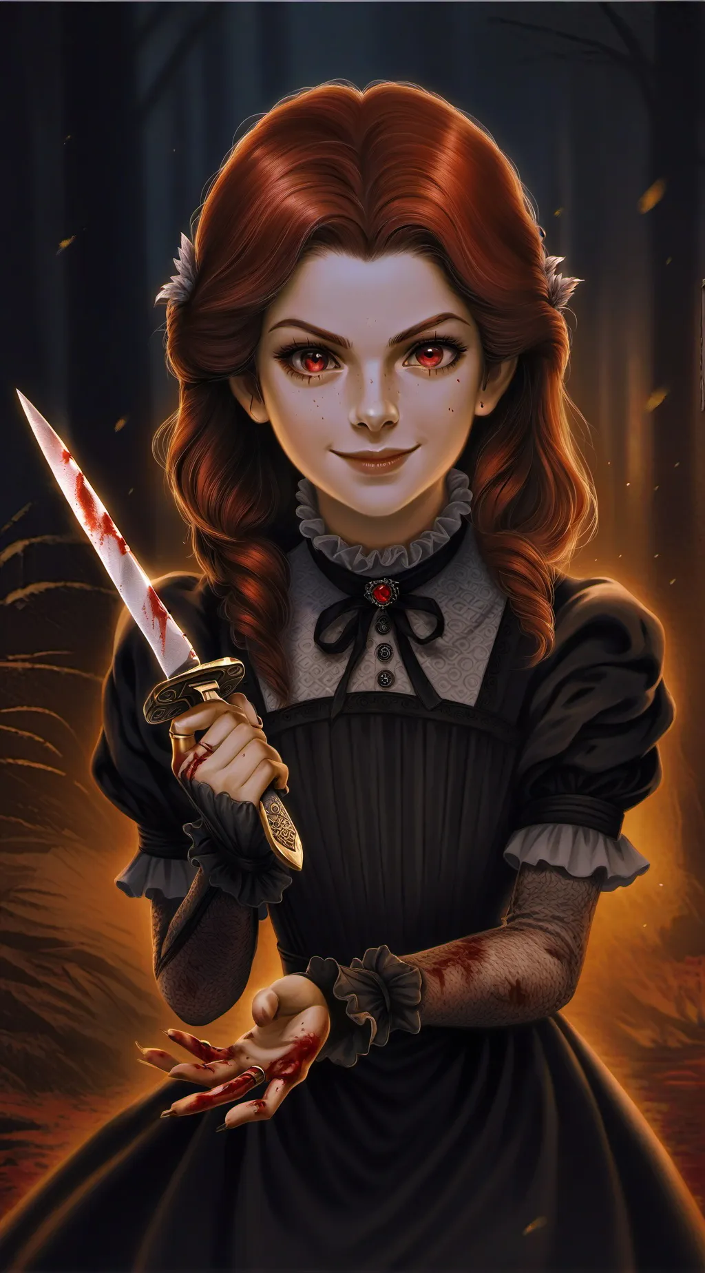 ai character: Nyah Olost background