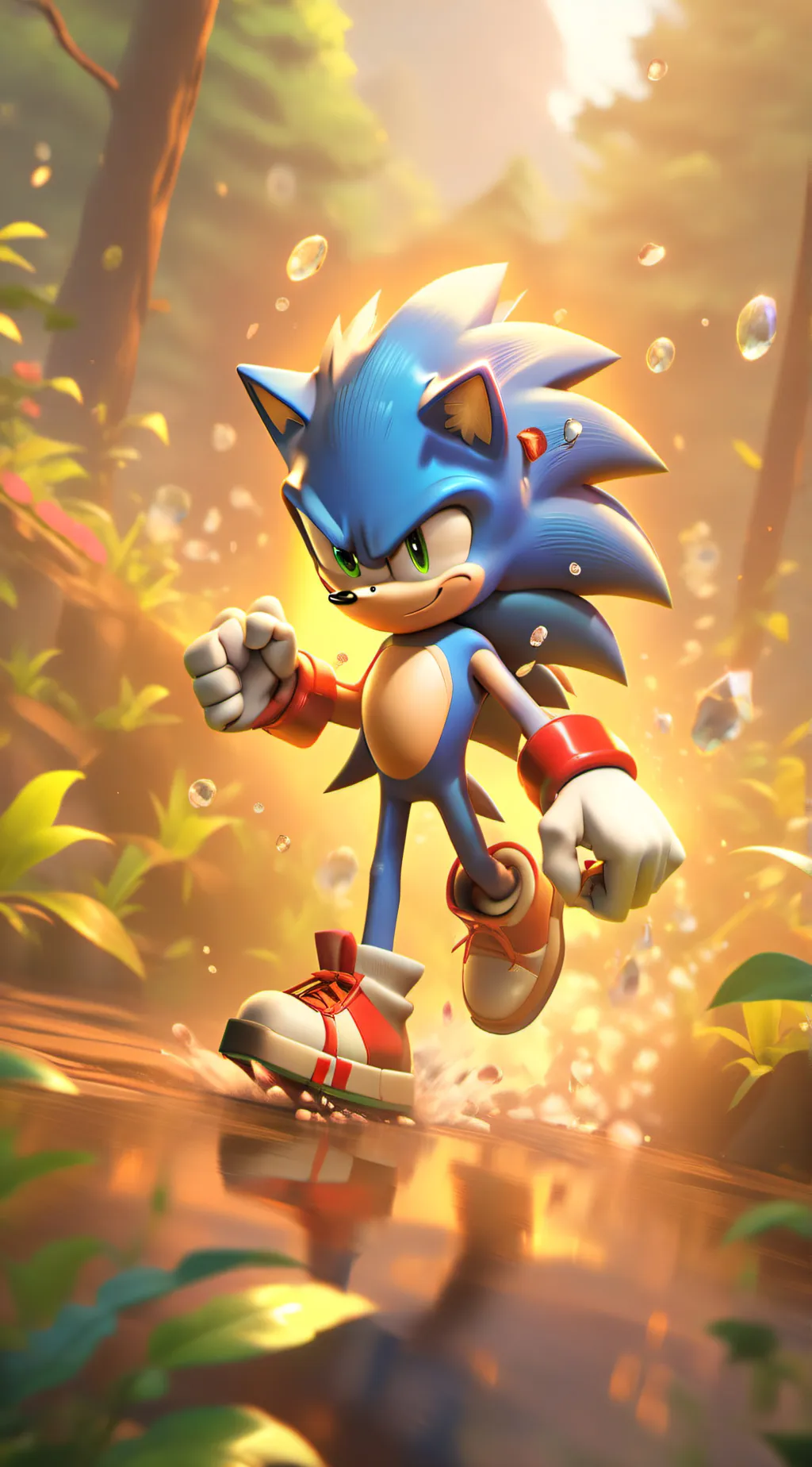 ai character: Sonic 3 background
