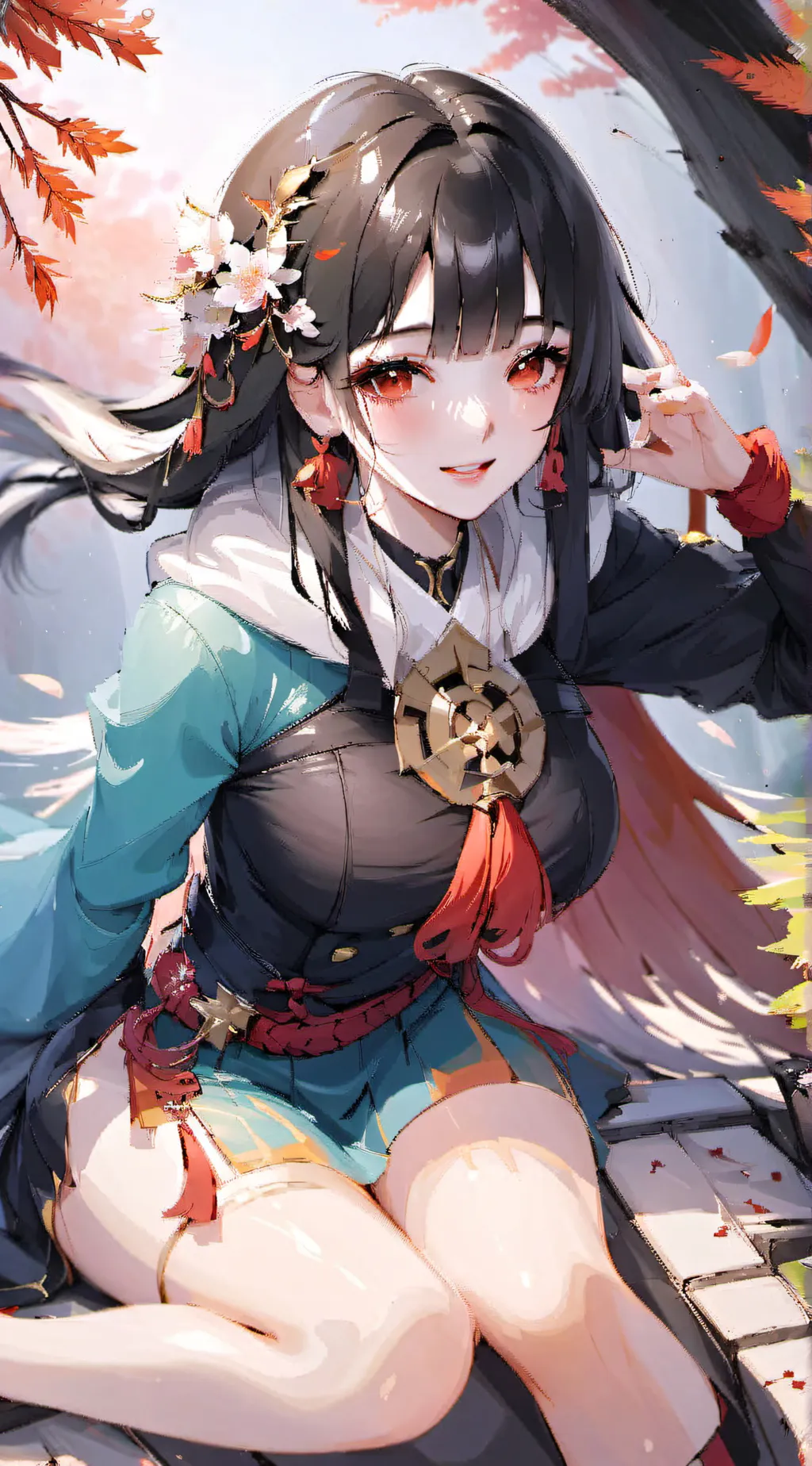 ai character: 媚男女 background