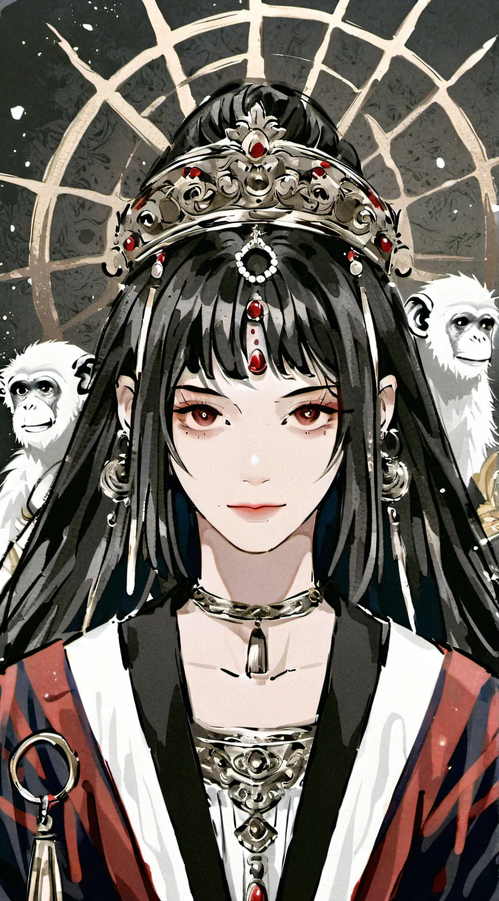 ai character: the monkey queen background