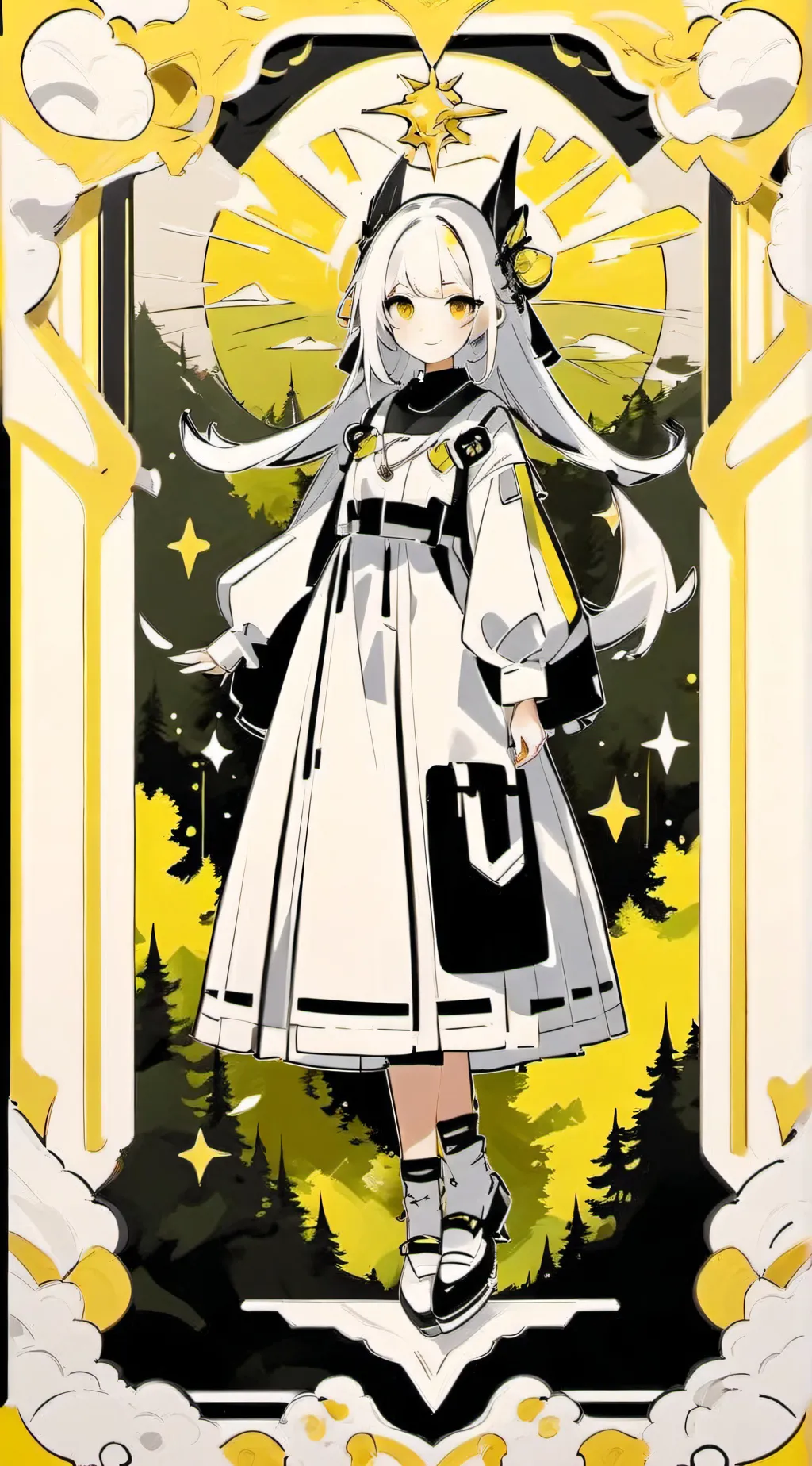 ai character: Нана background
