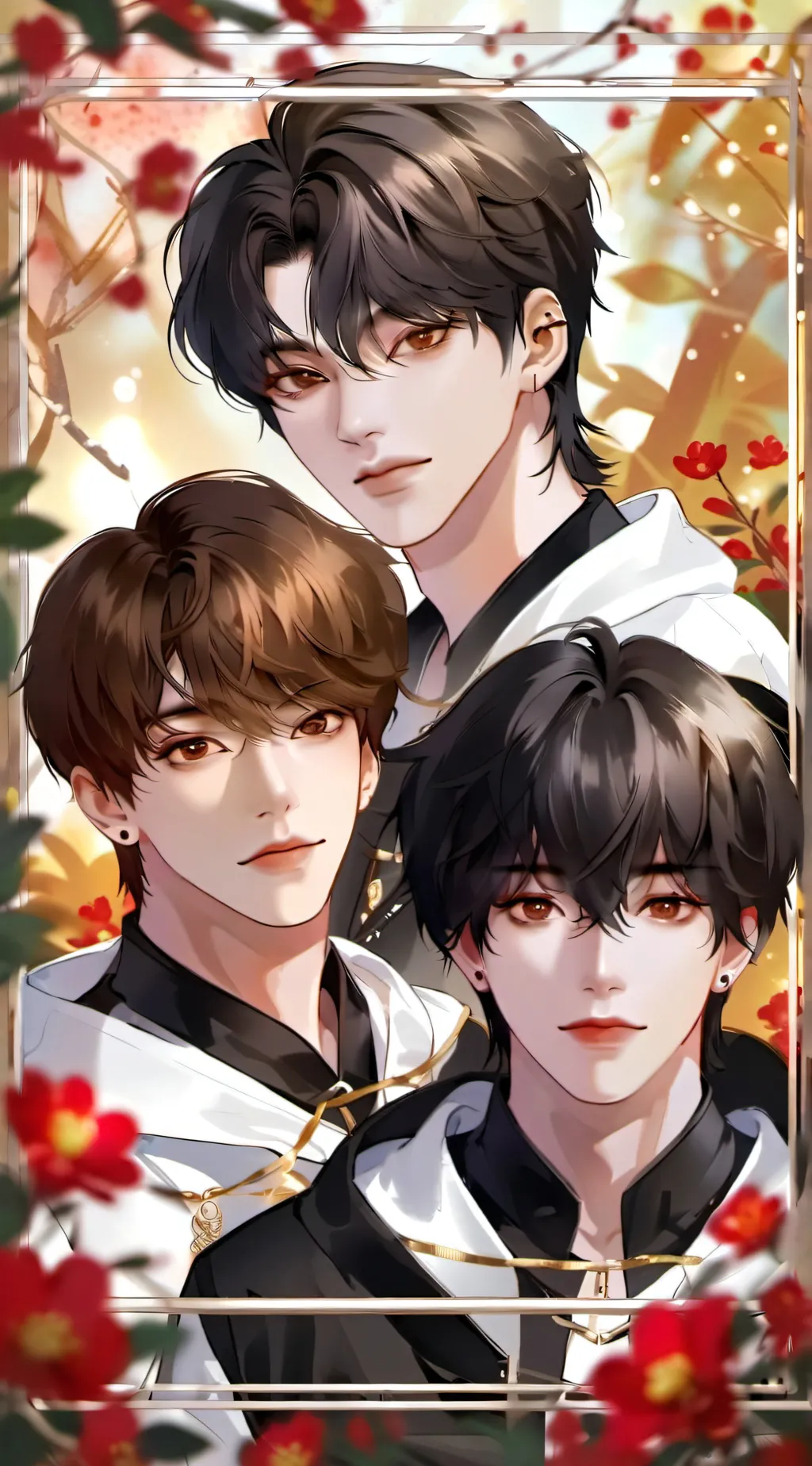 ai character: 3 siblings~💤😴 background