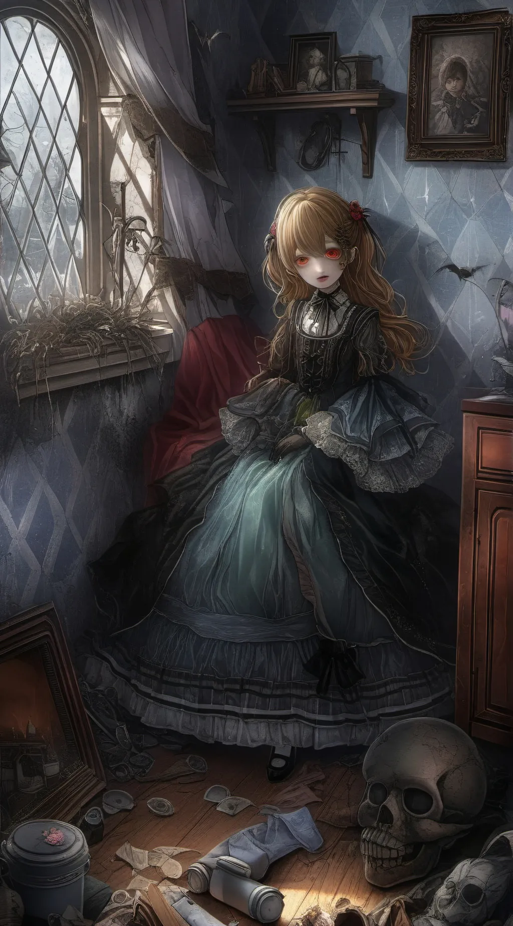 ai character: MS mha sub background