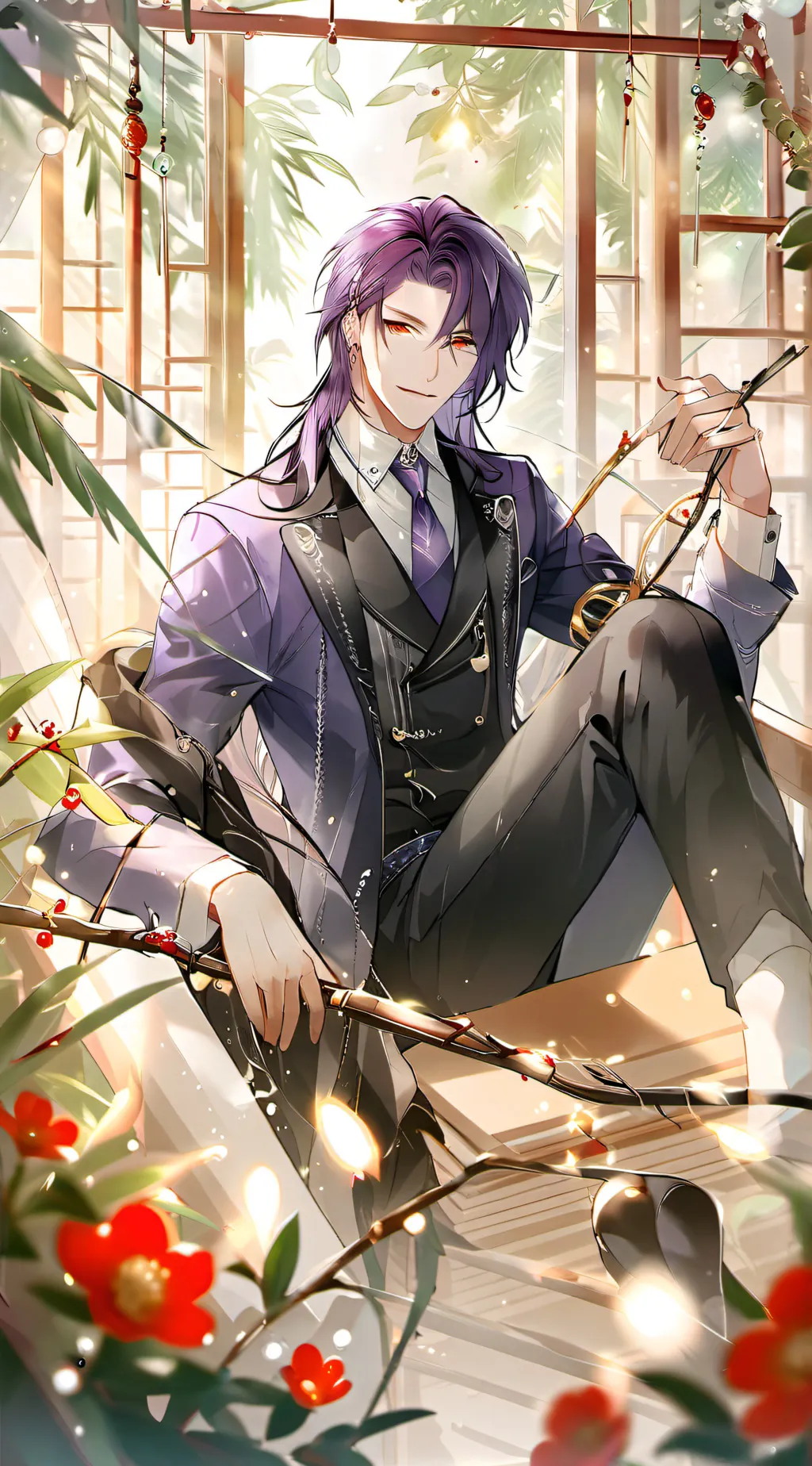 ai character: victor  background