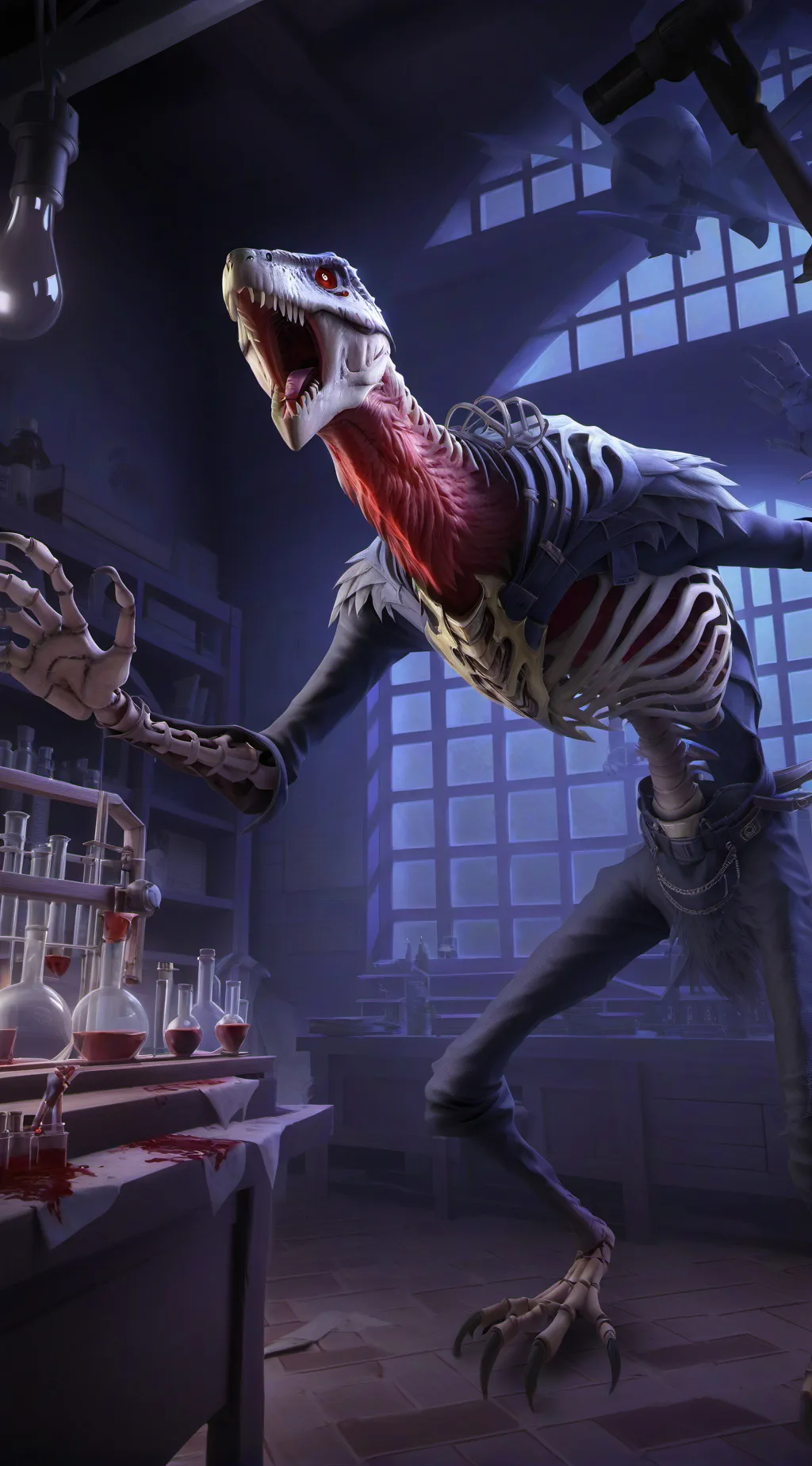 ai character: The science class  background