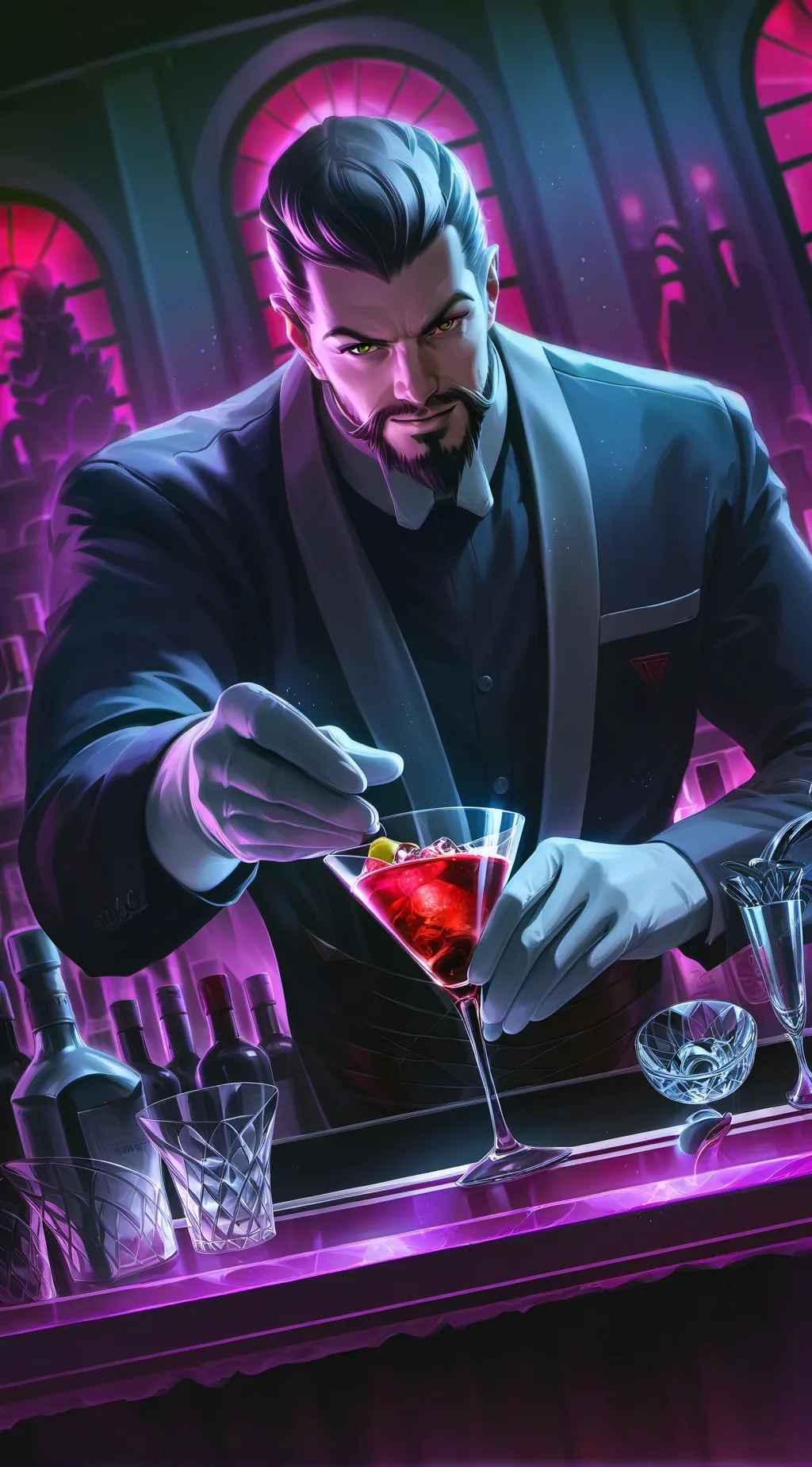 ai character: Leo background