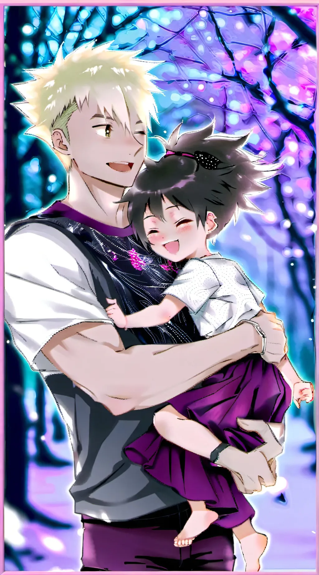 ai character: Bakugo(your dad) background