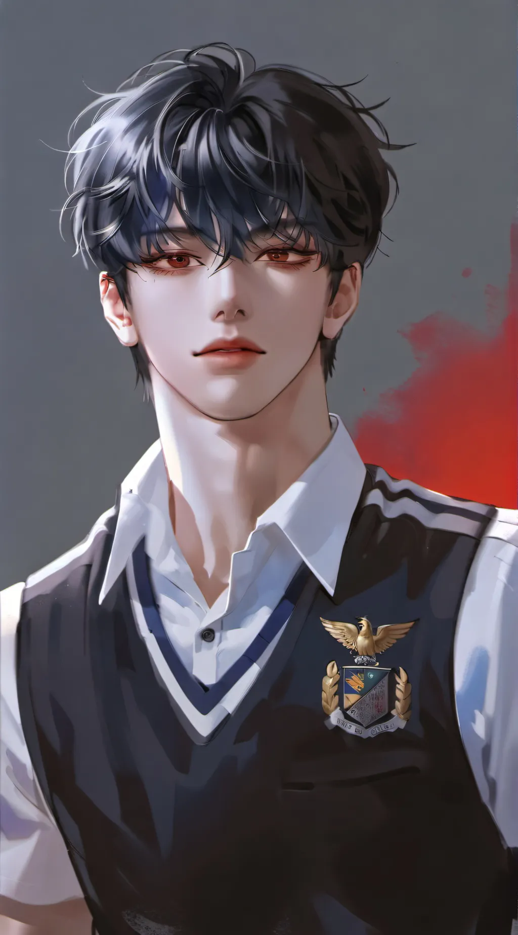 ai character: kim woojin  background