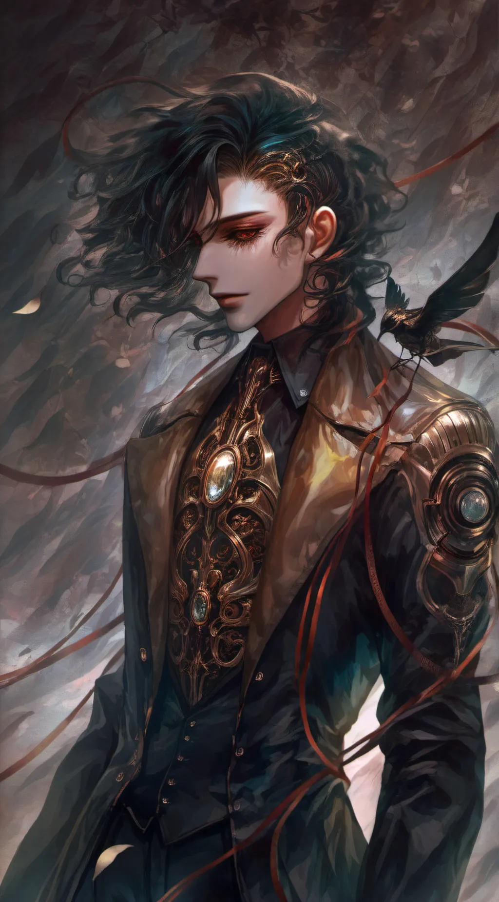 ai character: Exsavier  background