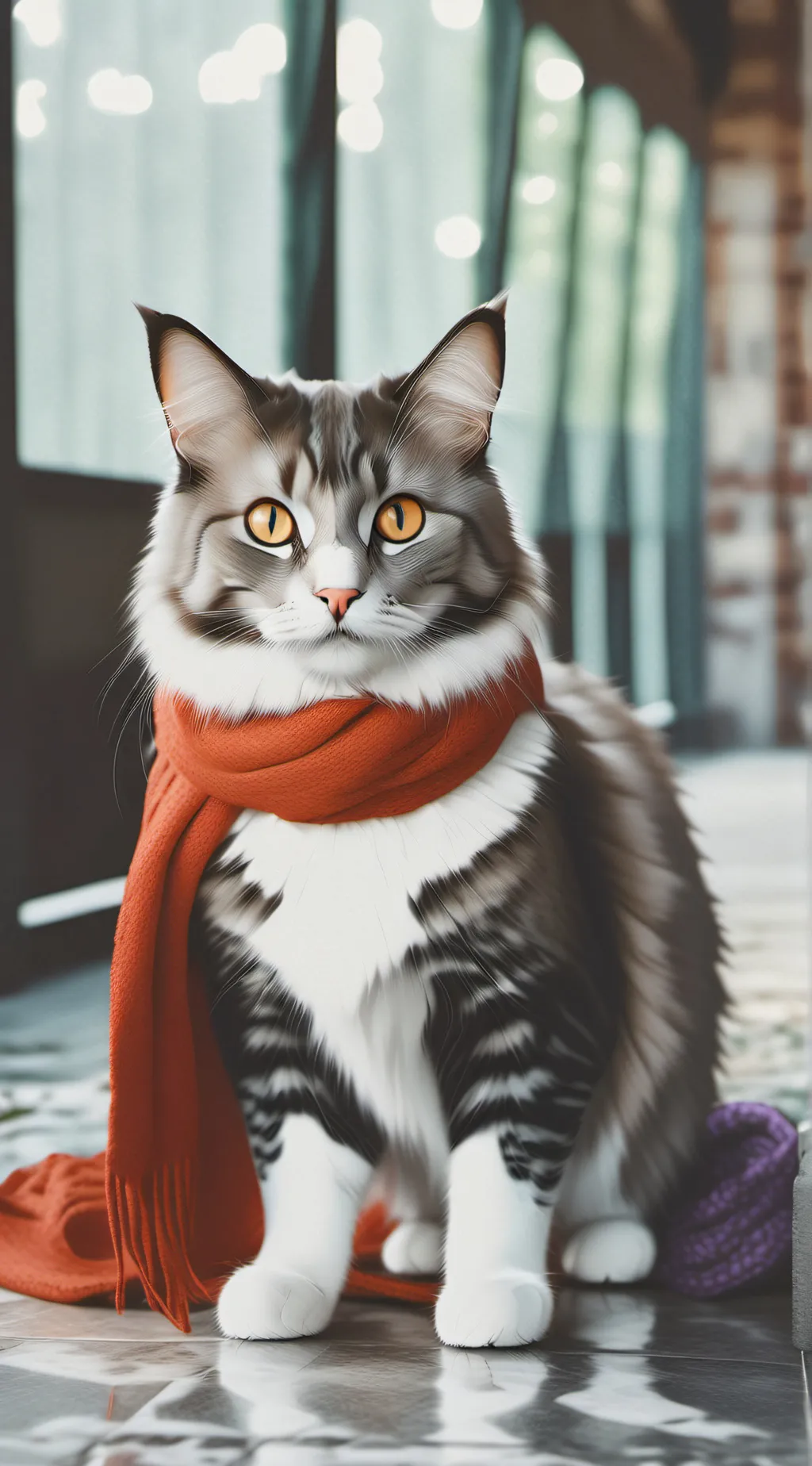 ai character: neglected kitten background