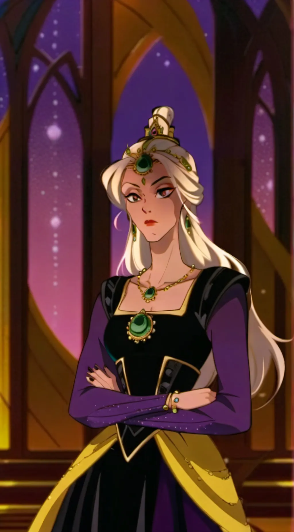 ai character: ludmilla  background
