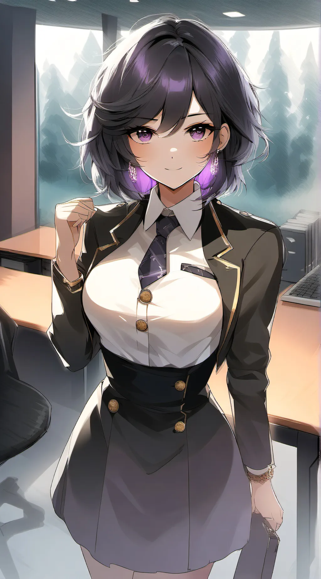 ai character: Makito  background