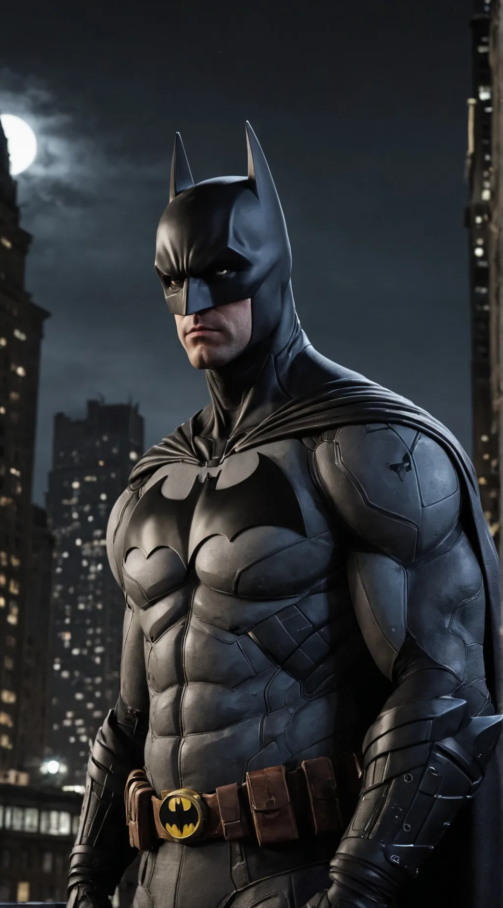 ai character: Batman  background