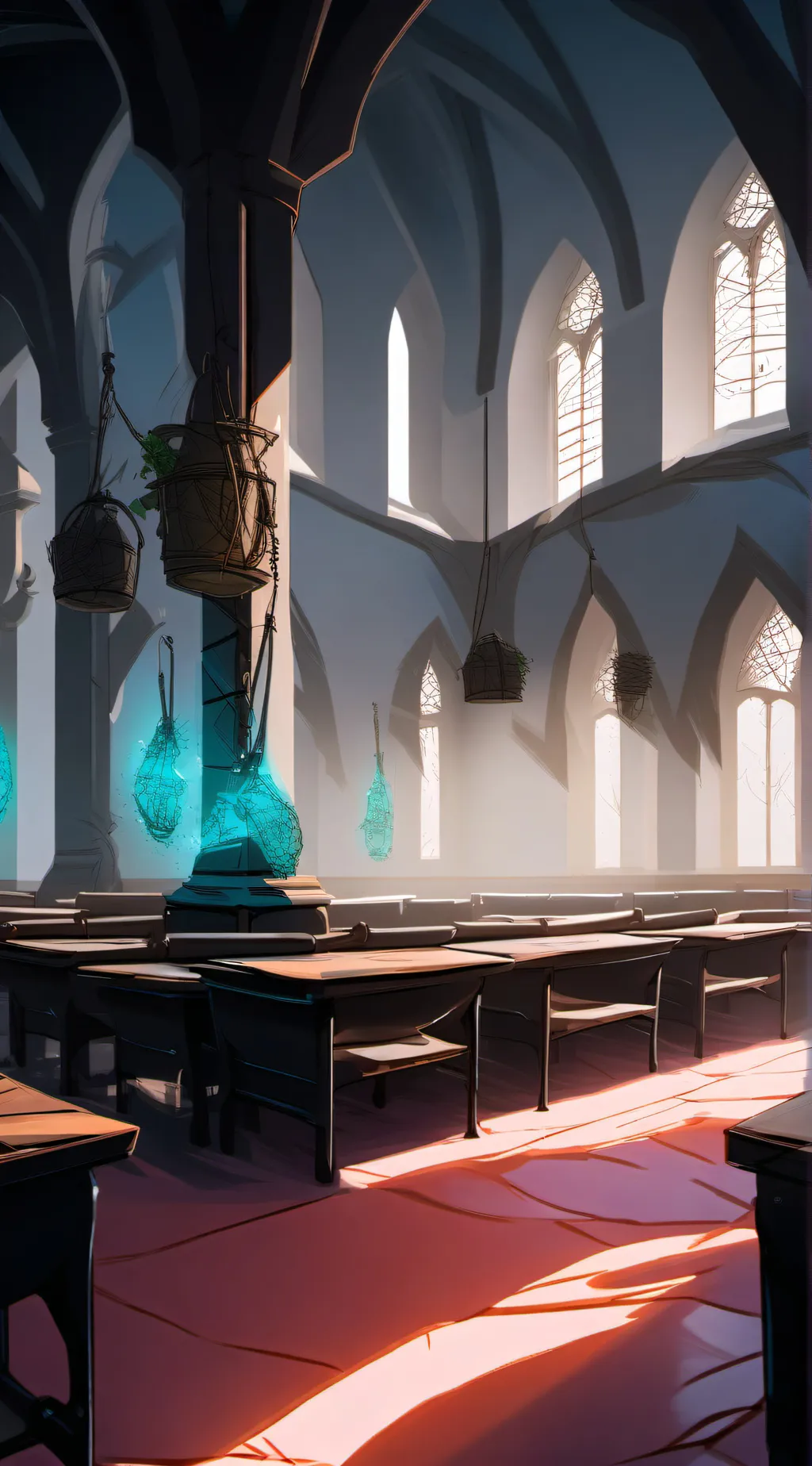 ai character: Magic School background