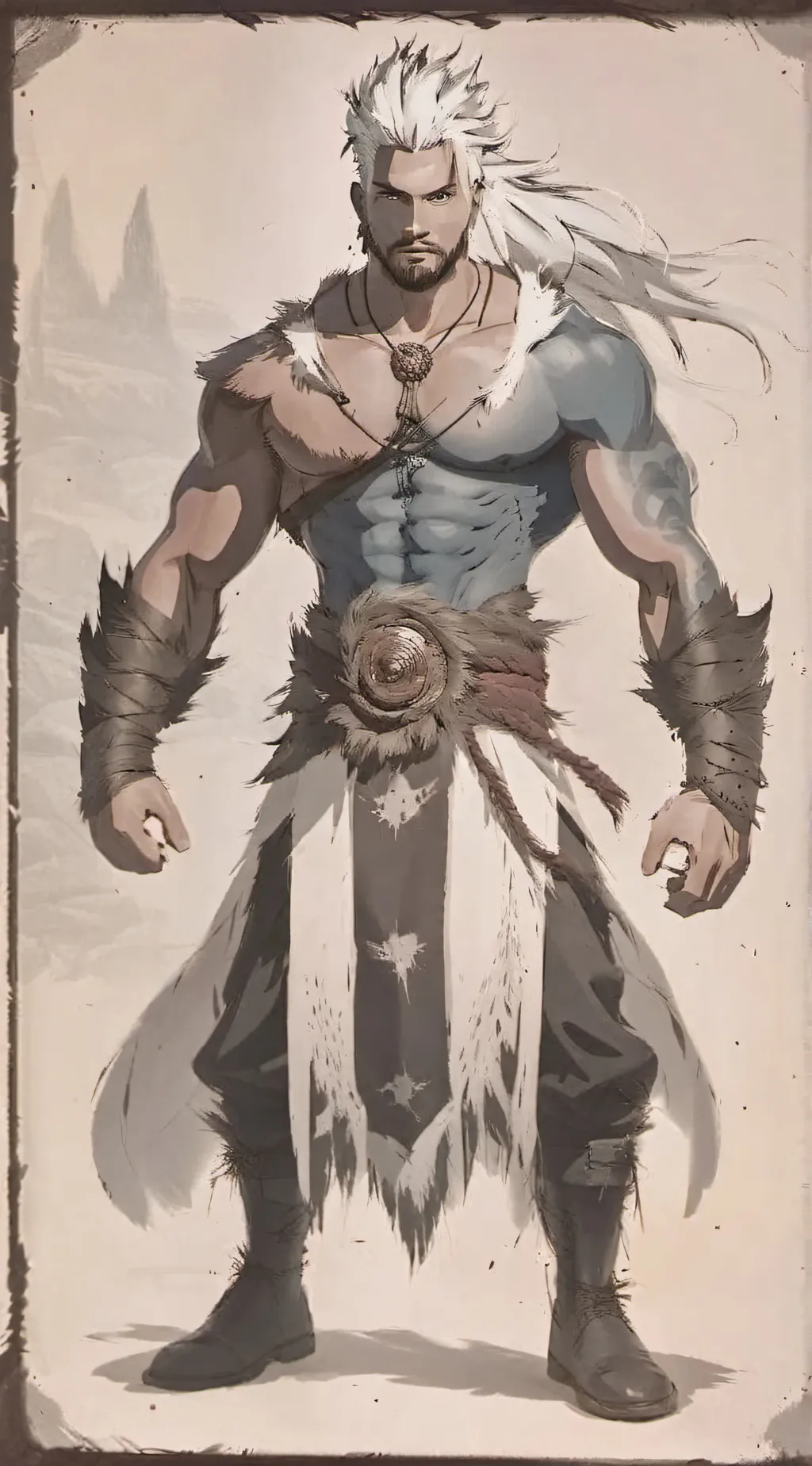 ai character: Alexander  background