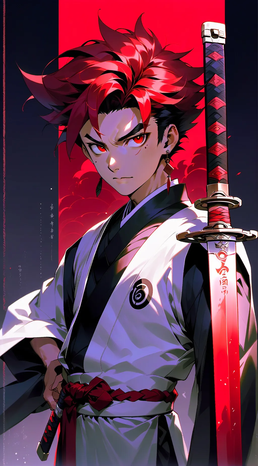ai character: NEZUKO MAD! background