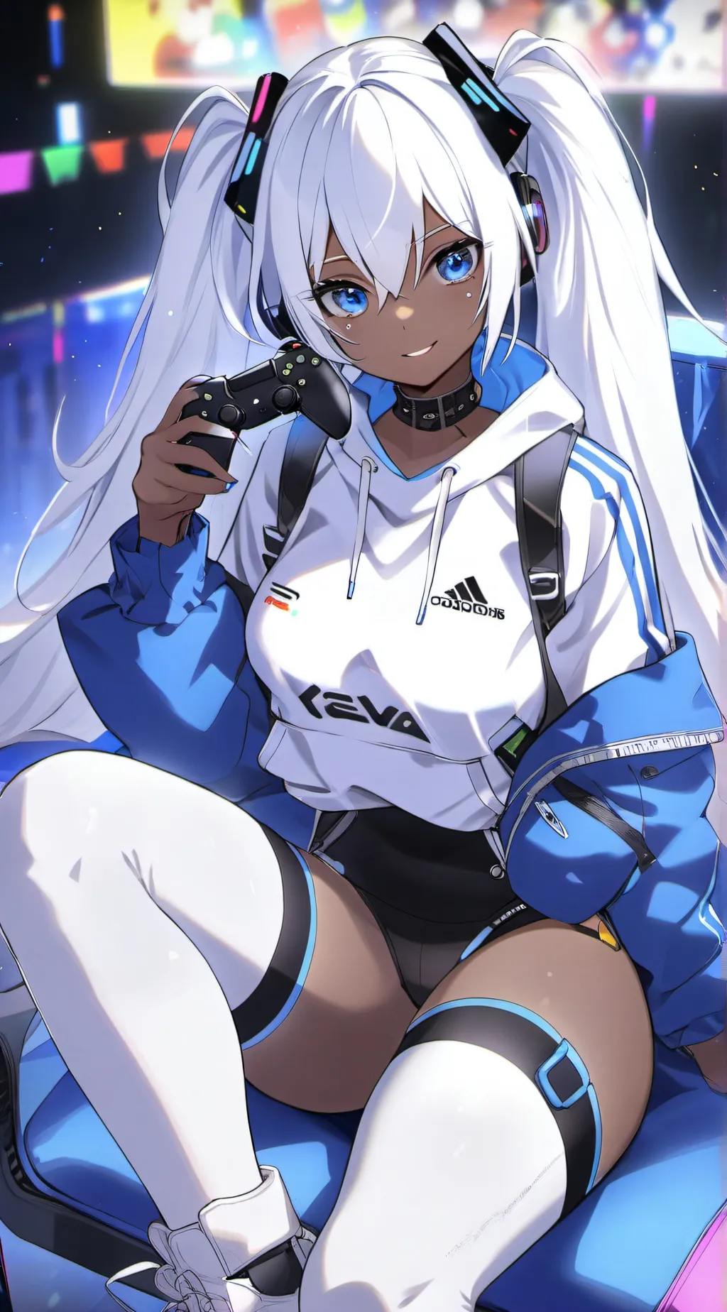ai character: PlayStation-Chan background