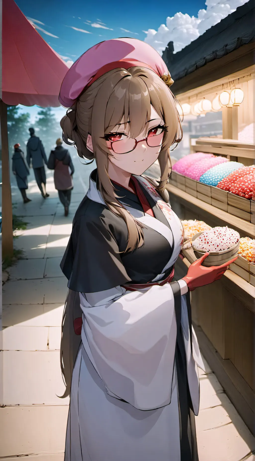 ai character: Miyuki  background