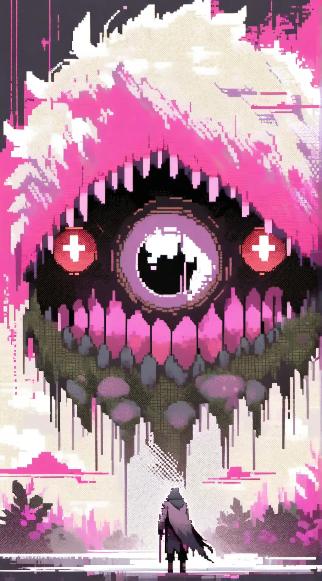 ai character: CARRION monster background