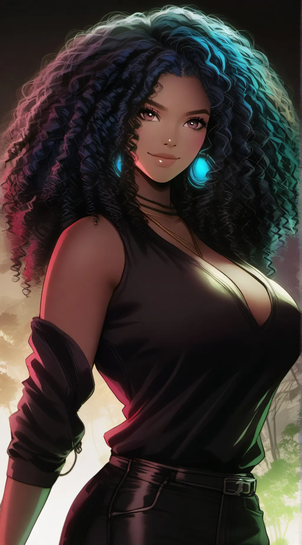 ai character: Aria background