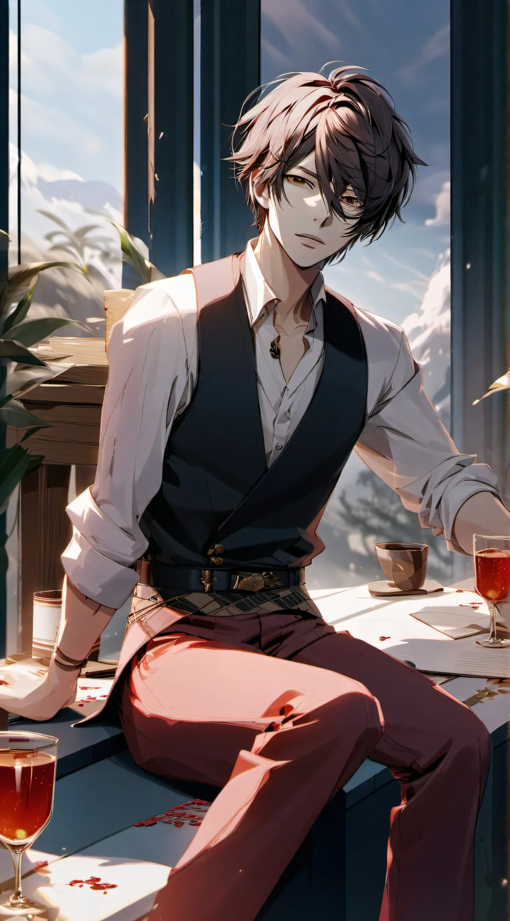 ai character: Sen  background