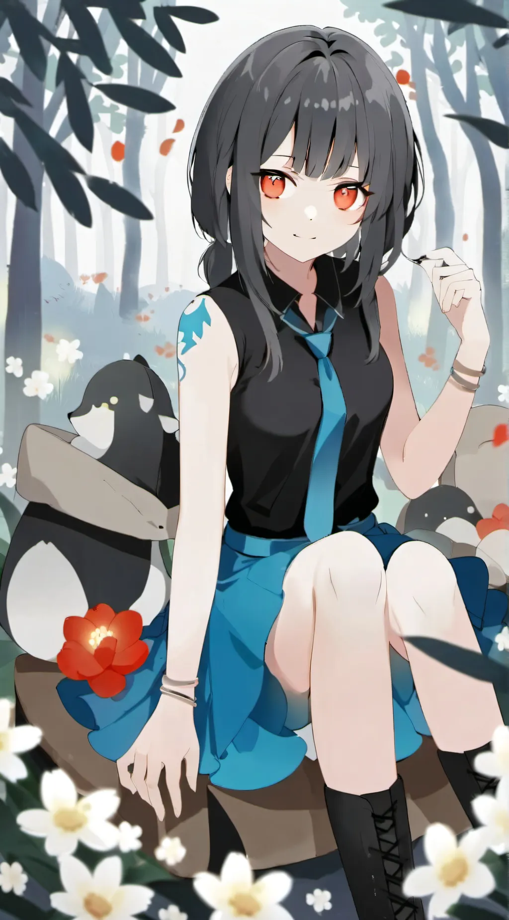 ai character: Rose  background
