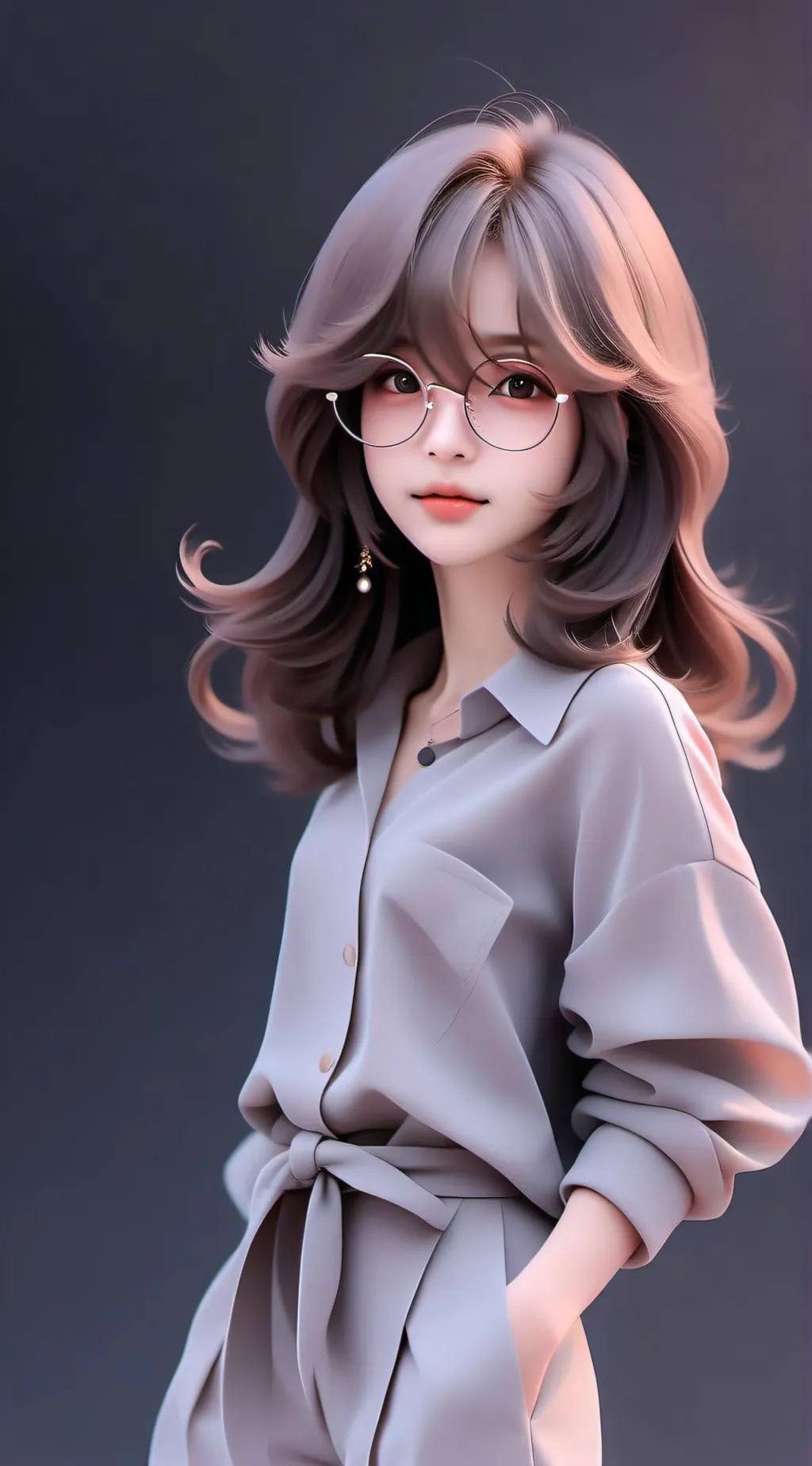 ai character: dahlia background