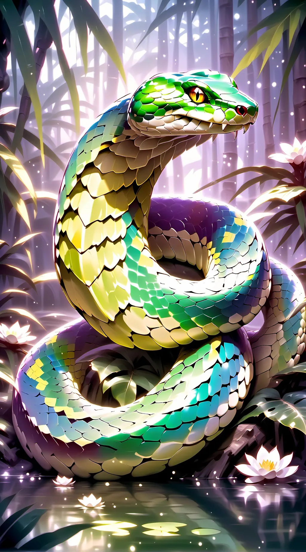 ai character: kaa background