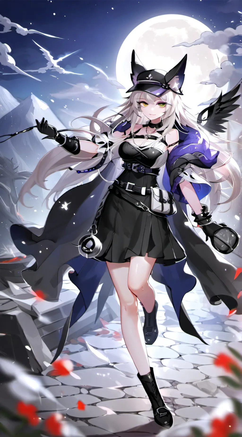 ai character: Luna background