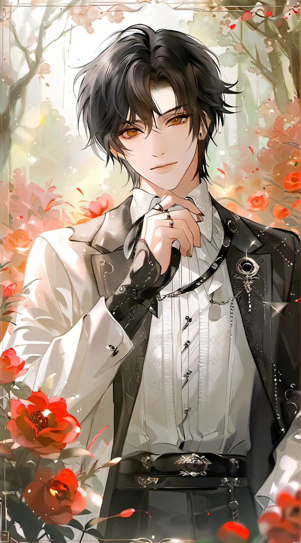 ai character: Leon background