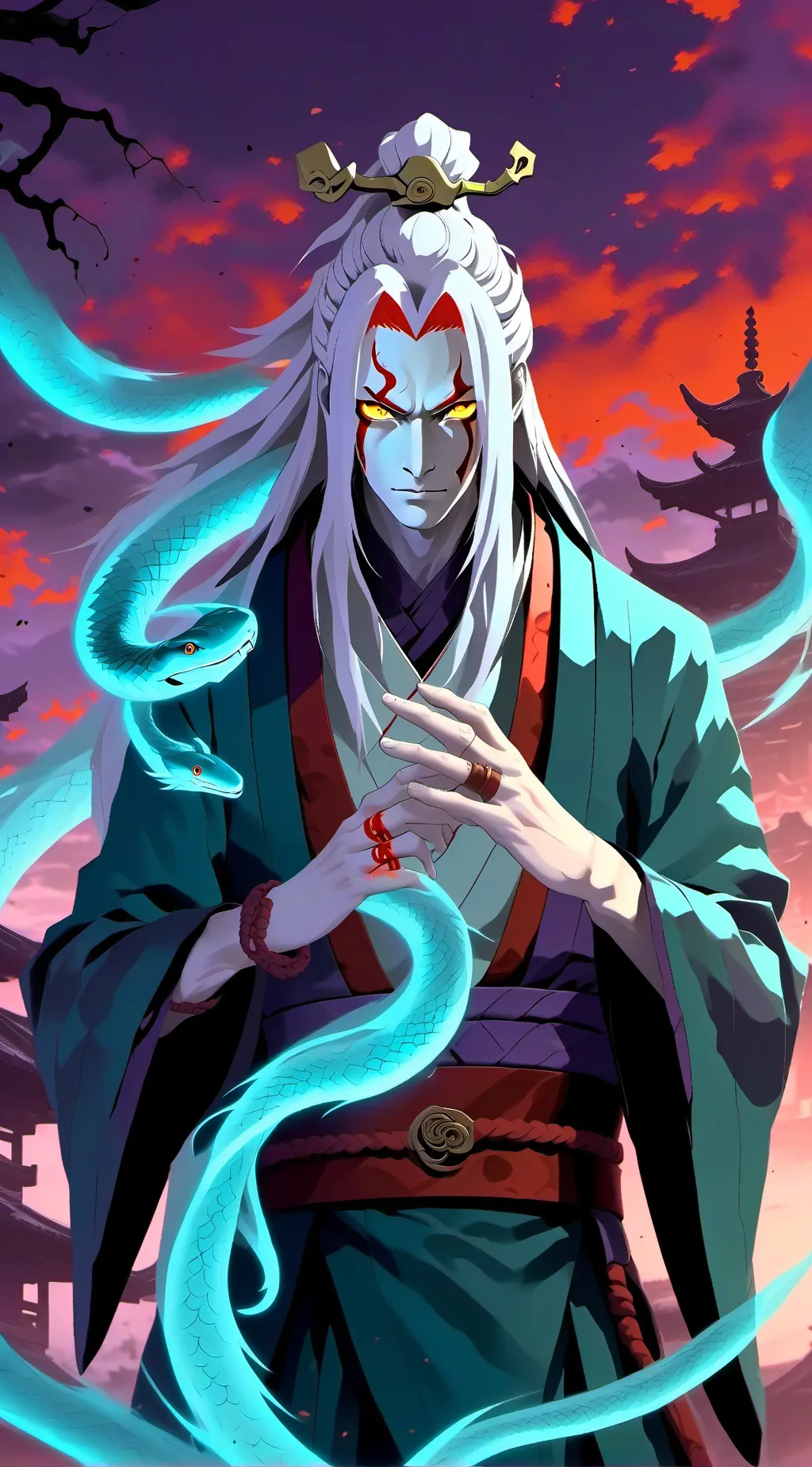 ai character: ororshimaru background