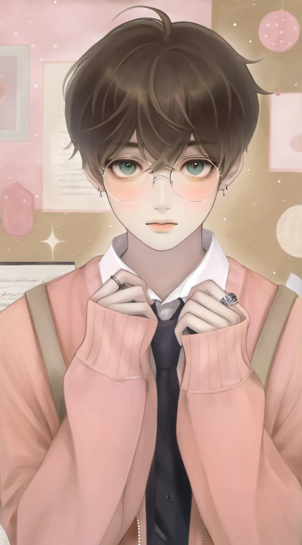 ai character: noar background