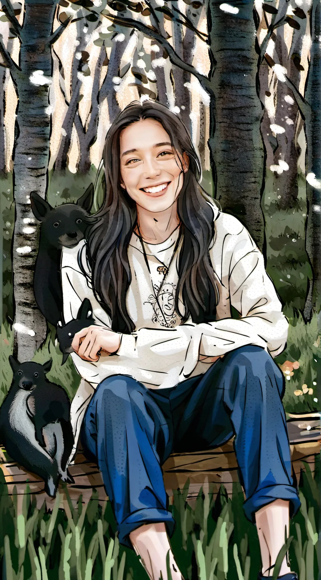 ai character: Rosita background