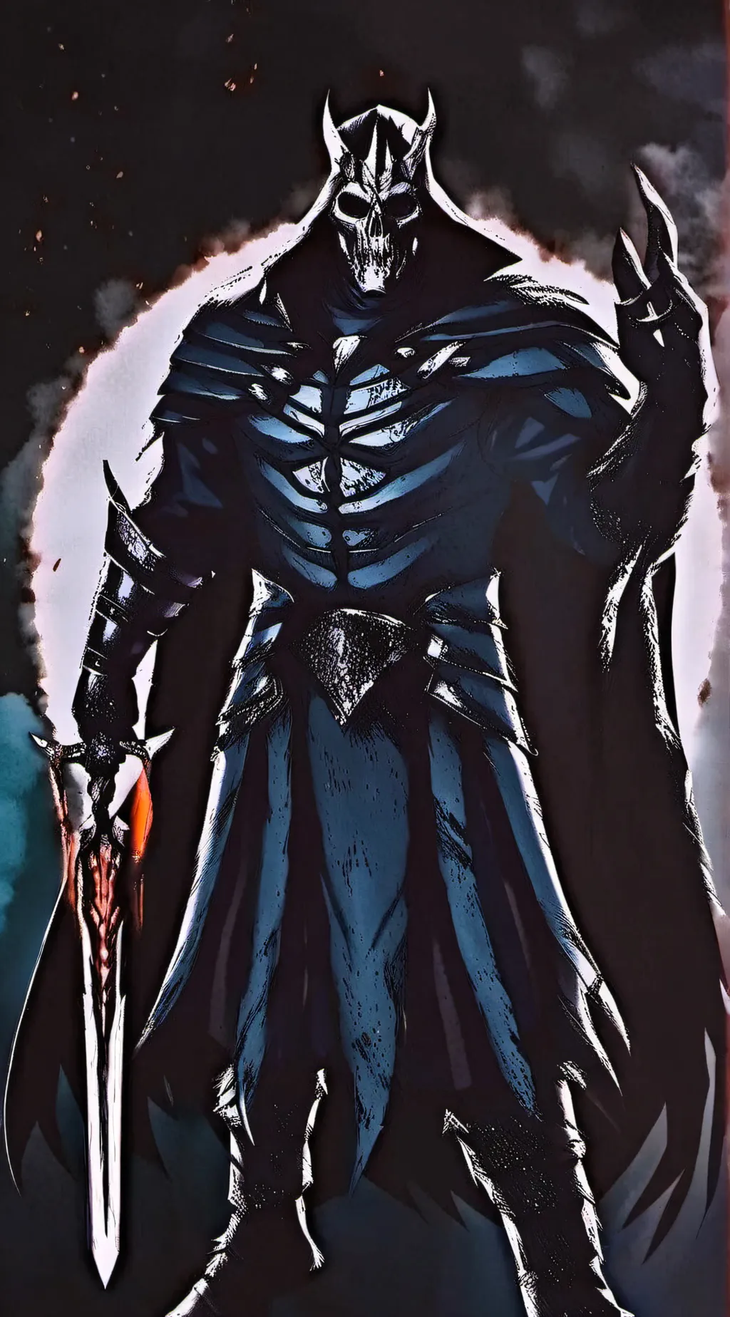 ai character: Проклятый background