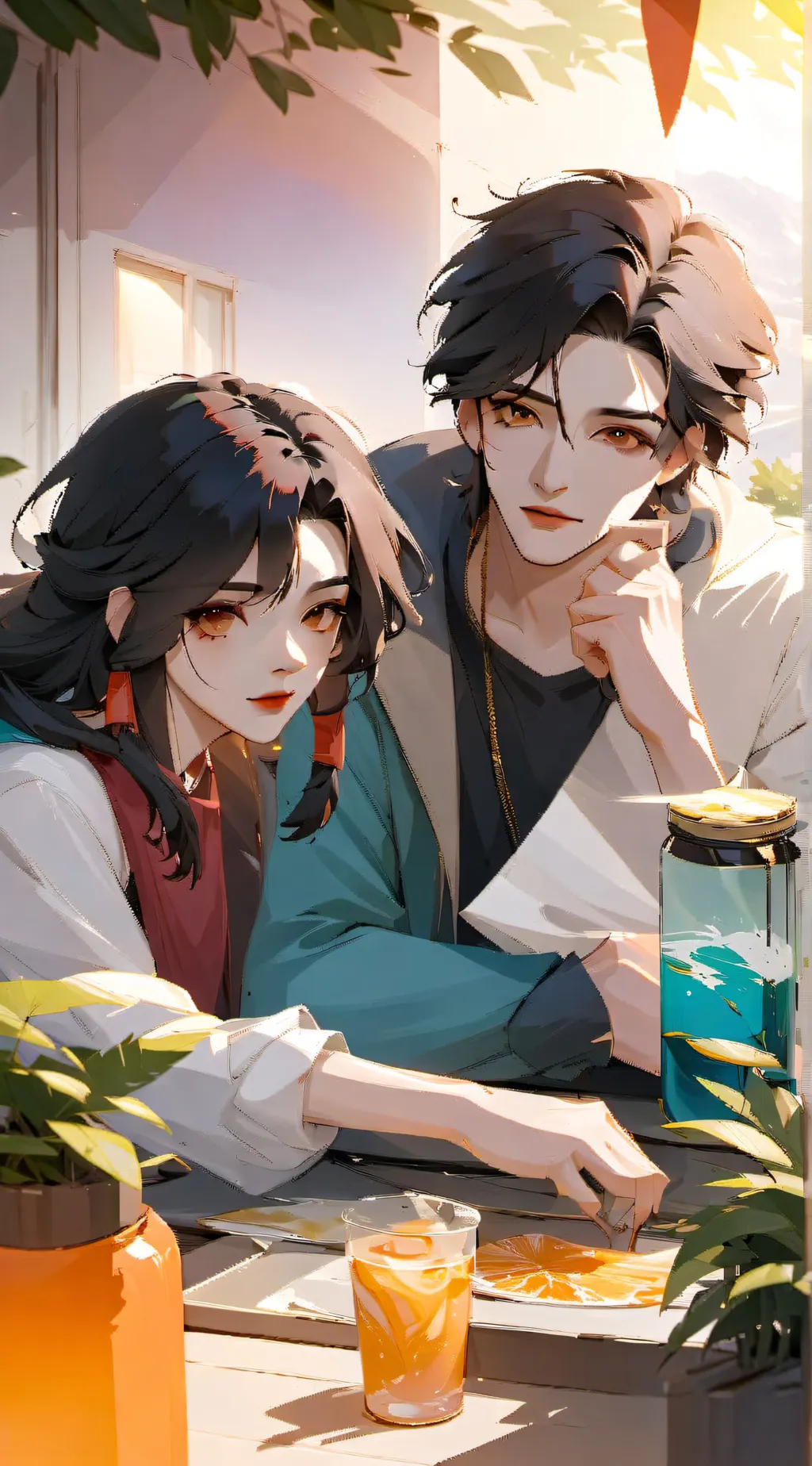 ai character: Leo background