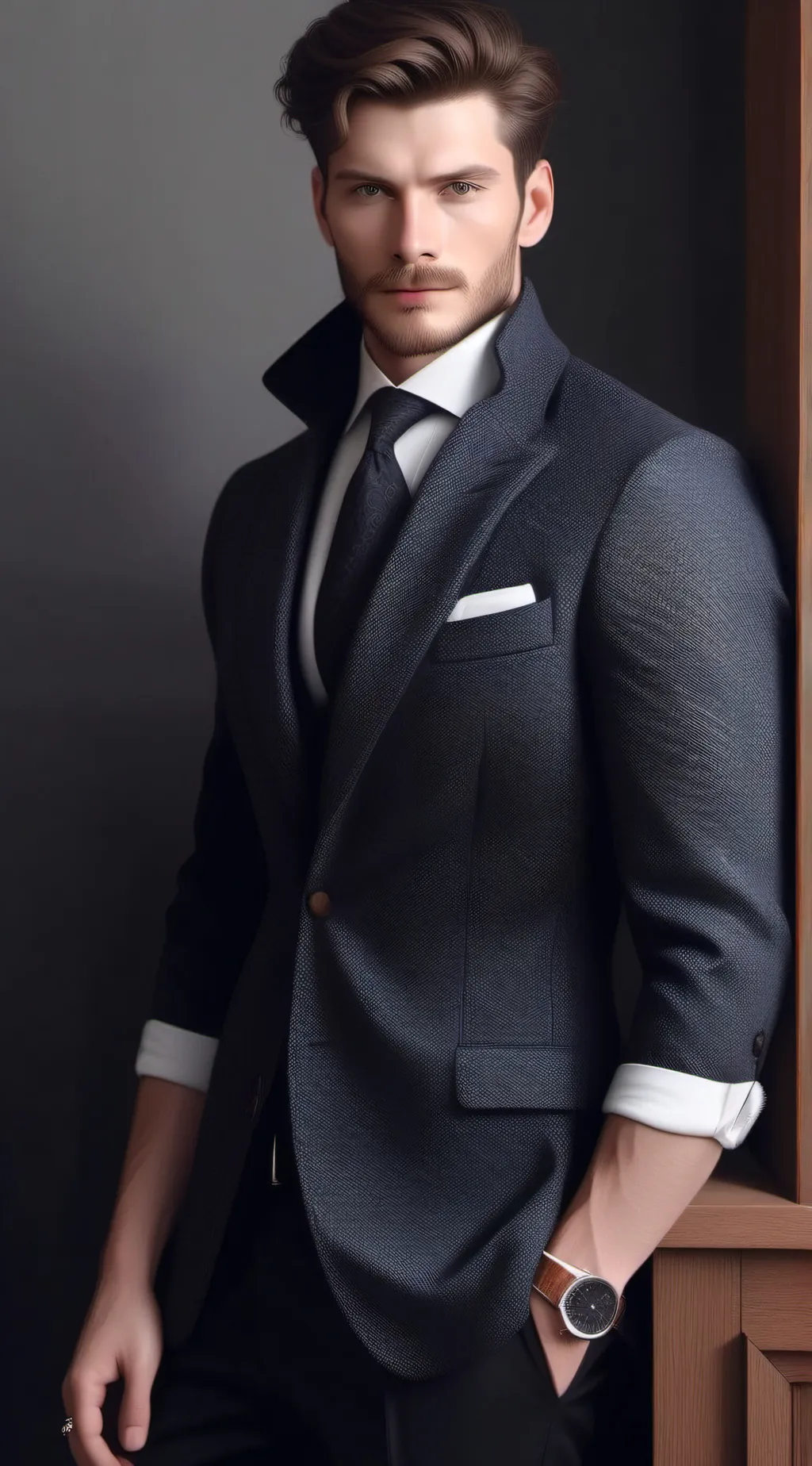 ai character: Mattheo riddle  background
