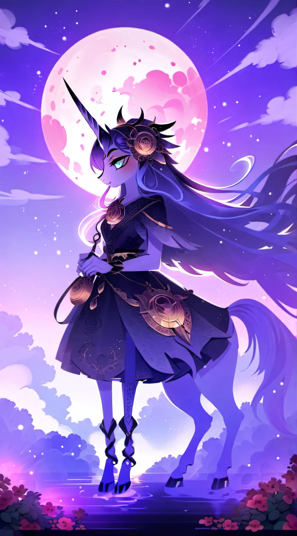 ai character: Tsukiko MHA background